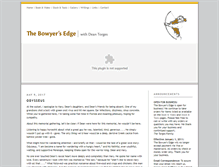 Tablet Screenshot of bowyersedge.com